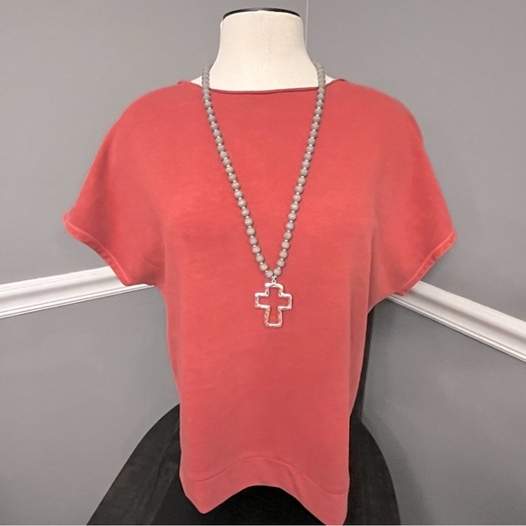 Sonoma Short Sleeved Sweatshirt NWOT - Picture 2 of 7